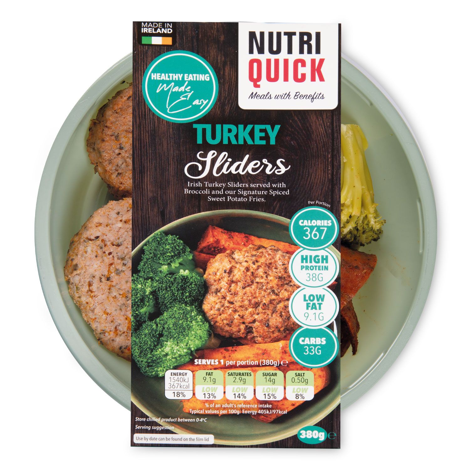 Turkey Sliders 380g Nutriquick